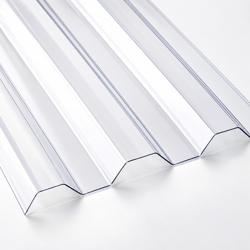 Clear polycarbonate corrugated - clear,
