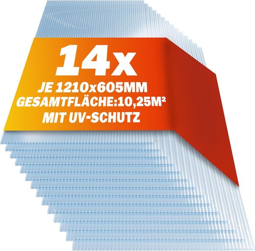 Pack 4mm polycarbonate - 14,